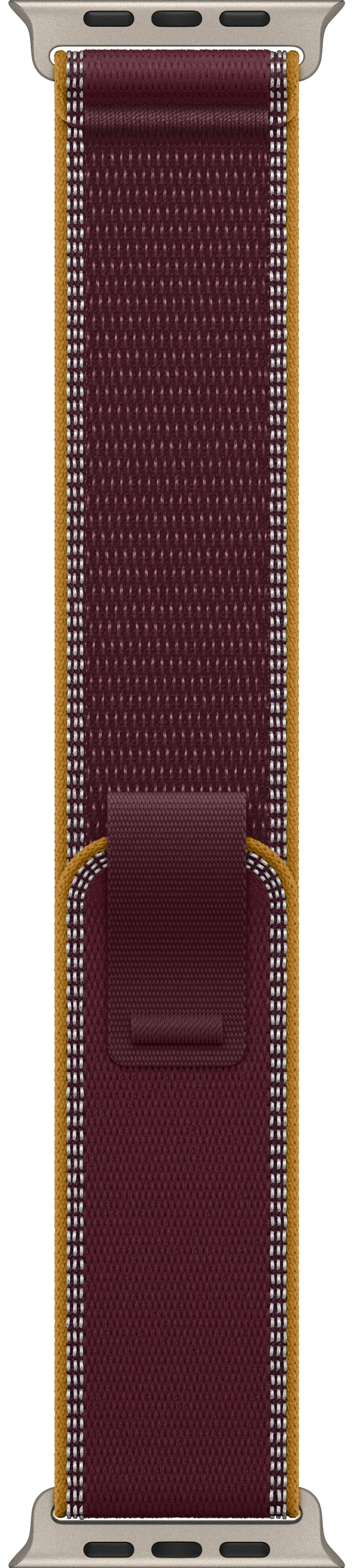 Apple Watch Ultra 4 (2026) 49mm Natural Titanium Case with Burgundy Trail Loop (S/M)