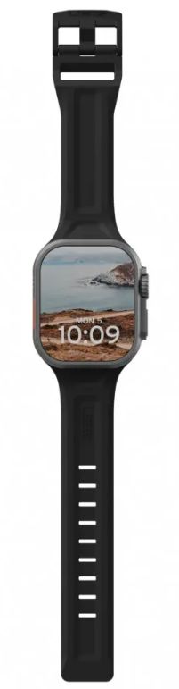 Ремешок UAG Scout Silicone для Apple Watch 44/45/46/49 мм, черный (Black) 191488114040