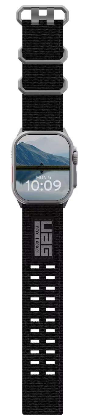 Ремешок UAG Metropolis Strap для Apple Watch 49/46/45/44/42, черный (Black) (194159114040)
