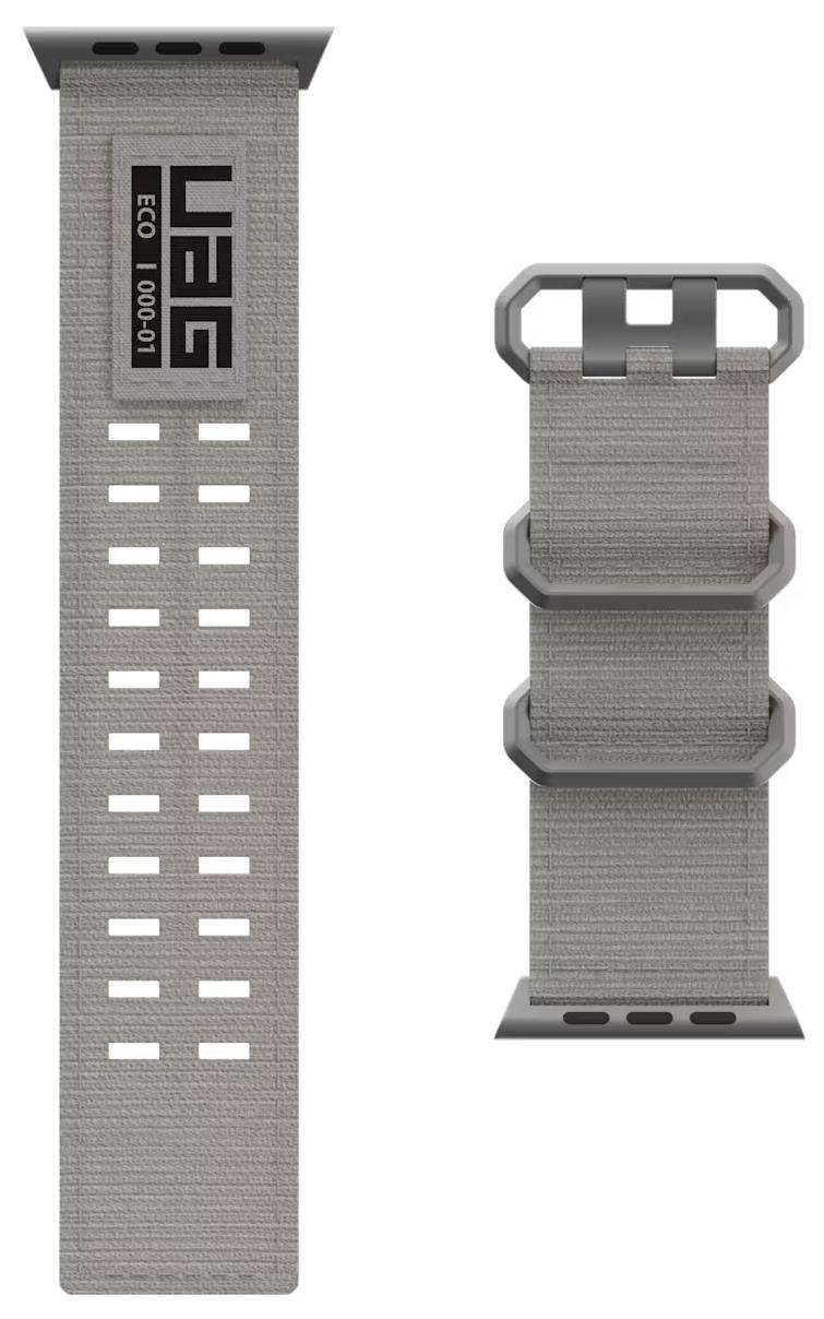Ремешок UAG Metropolis Strap для Apple Watch 49/46/45/44/42, титан (Titanium) (194159113636)