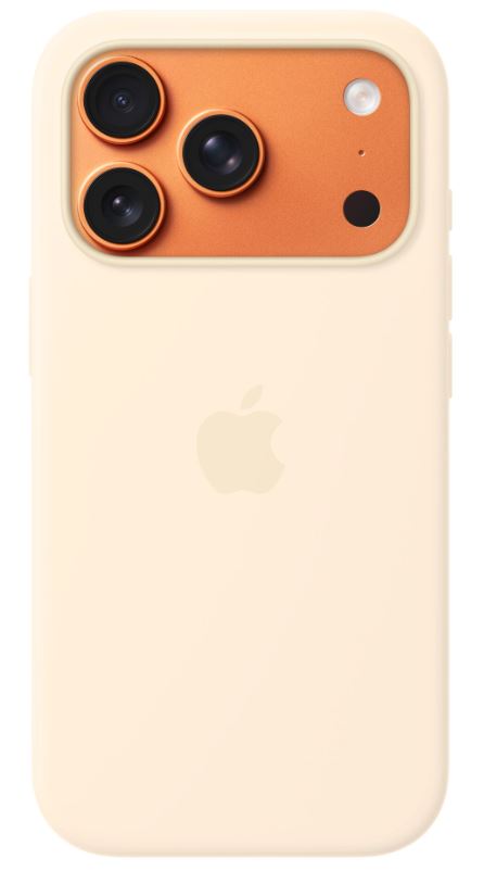 Apple Silicone Case с MagSafe для iPhone 17 Pro Max, Vanilla (MHVM4)