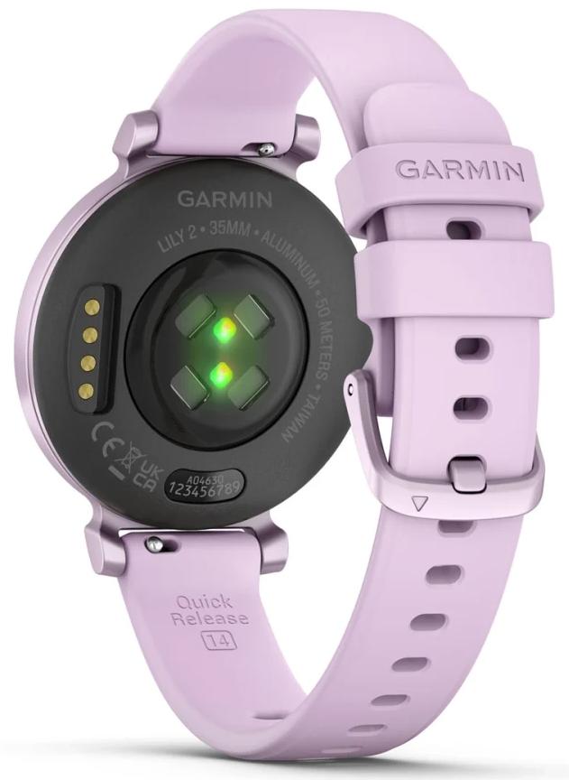 Умные часы Garmin Lily 2, сиреневый с сиреневым силиконовым ремешком (010-02839-01)