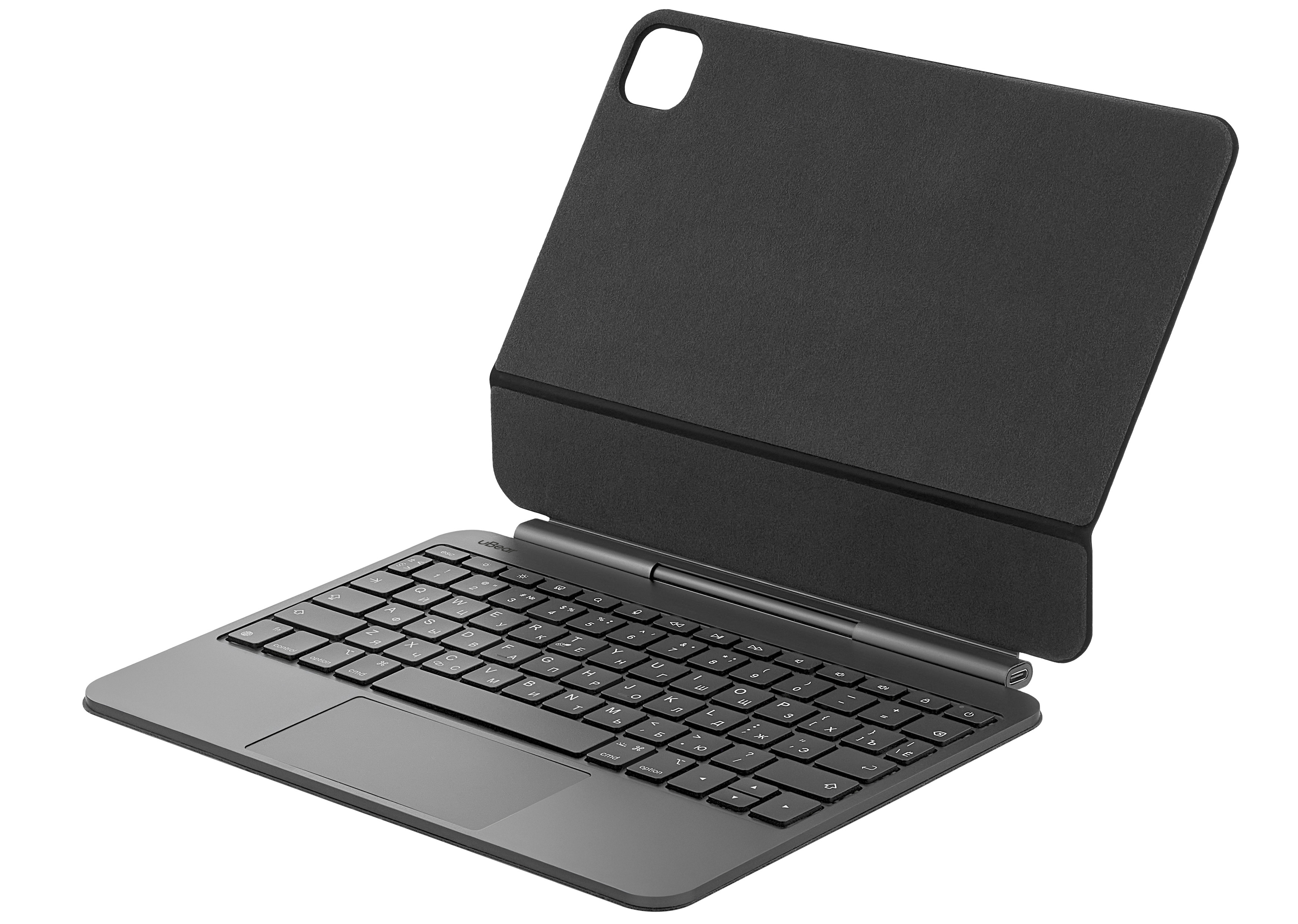 uBear FlexKey для iPad Pro 11" (M4/M5), черный (KB02BL11FK-IP24)