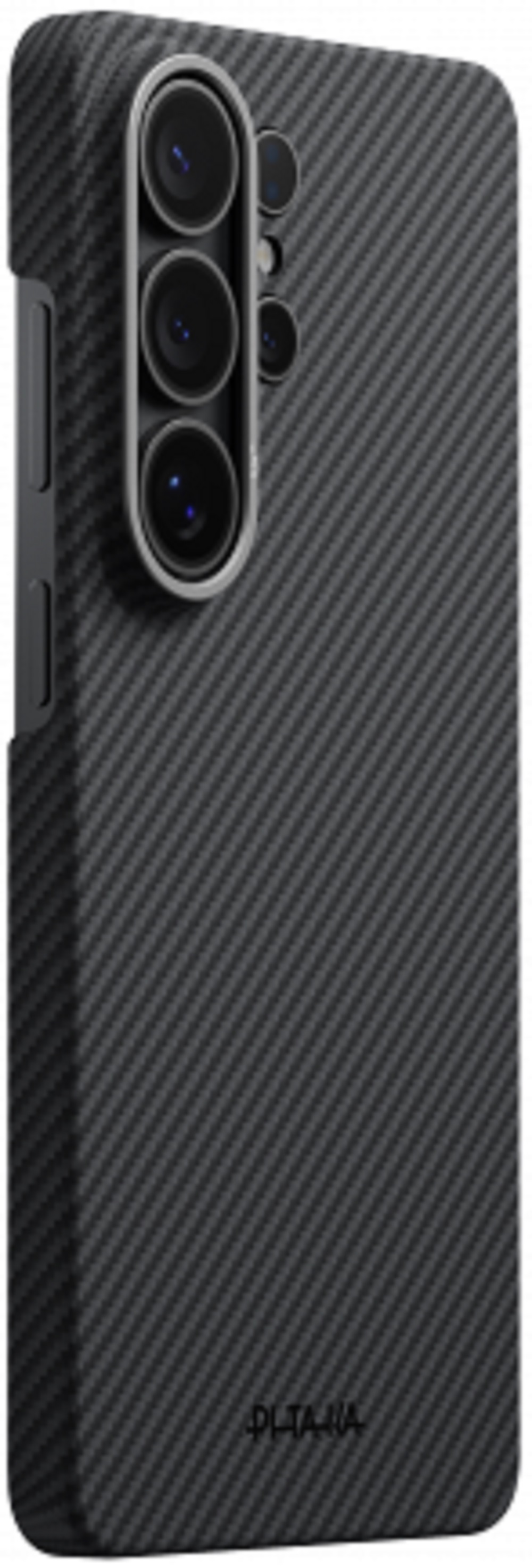 Чехол Pitaka Tactile Woven Edge (Ultra-Slim) с MagSafe для Samsung Galaxy S26 Ultra, черный/серый (KS2601U)