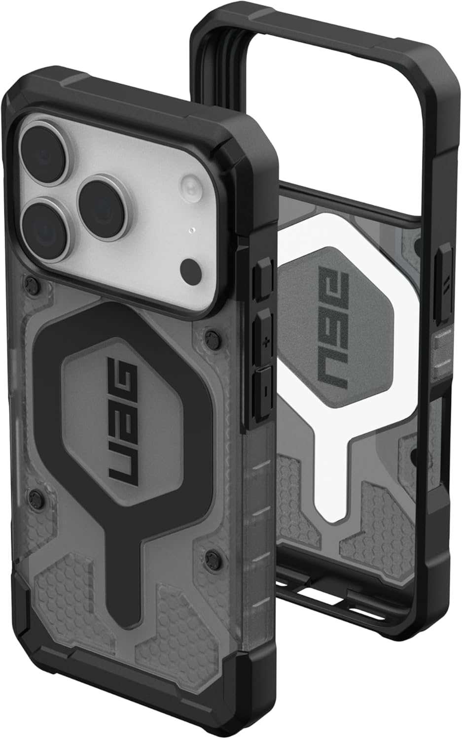 UAG Pathfinder Clear с MagSafe для iPhone 17 Pro, тонированный (Ash) 114551113140