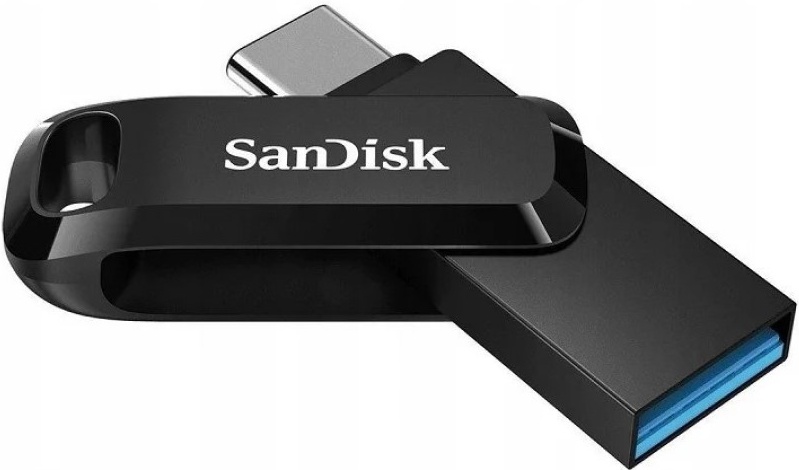 SanDisk 128GB Ultra Dual Drive Go, USB 3.1 - USB Type-C, черный (SND-SDDDC3-128G)