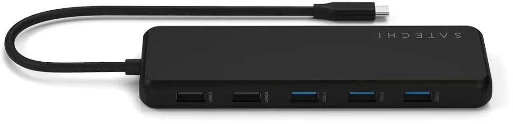 Satechi 13-in-1 USB-C Triple Display Multiport Adapter, черный (ST-P3D13K)