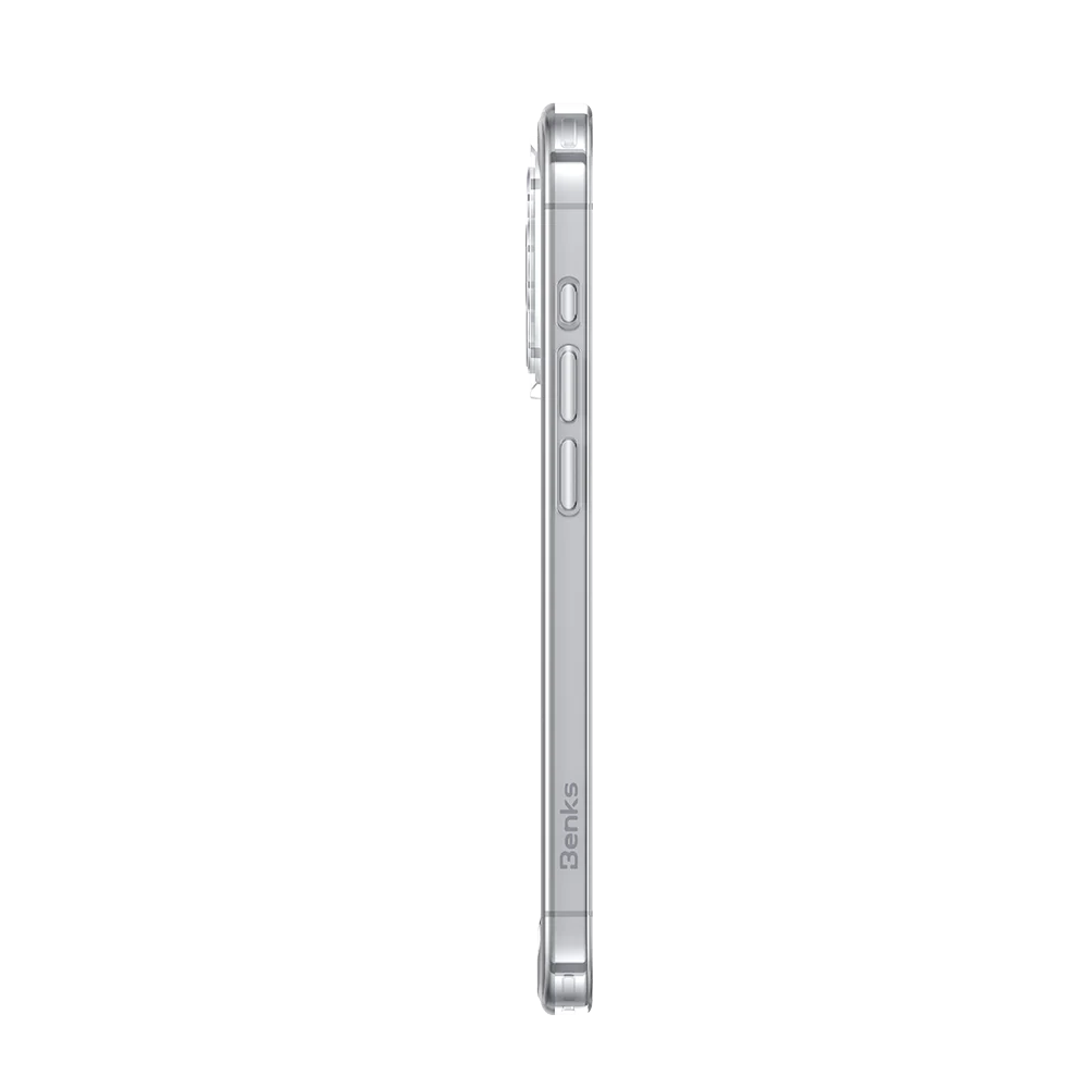 Чехол силиконовый Benks Lucent Pro Case с MagSafe для iPhone 16 Pro, прозрачный (C.K.JC.AP.TM.A065)