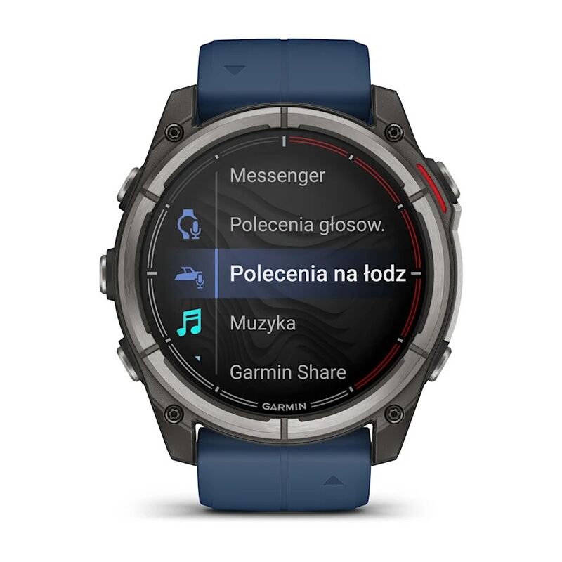 Garmin Quatix 8 51 mm AMOLED Sapphire, Titanium, черный (010-02905-91)