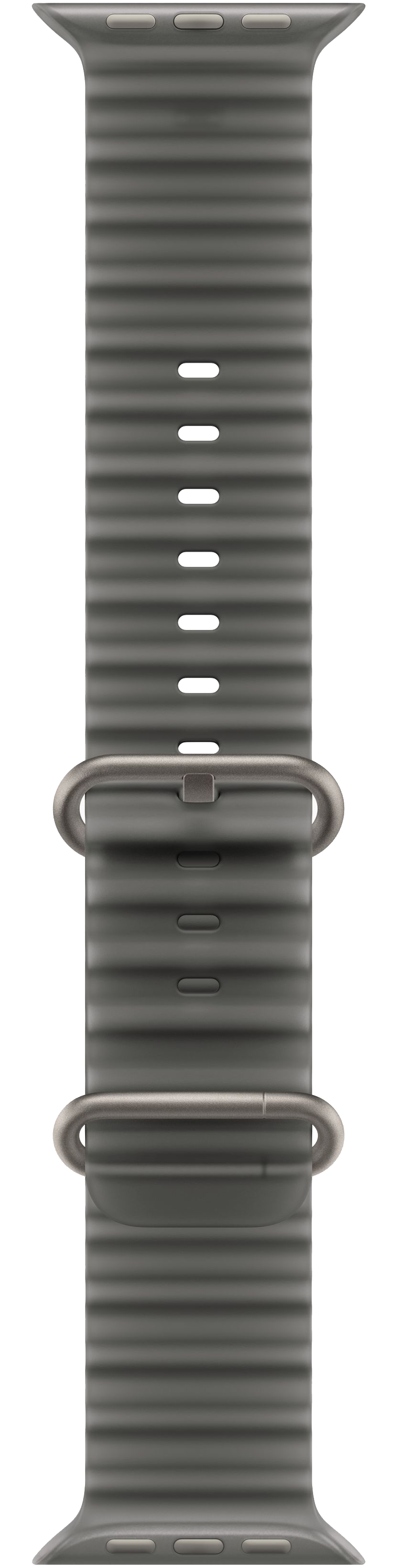Apple Watch Ultra 4 (2026) 49mm Natural Titanium Case with Translucent Black Ocean Band