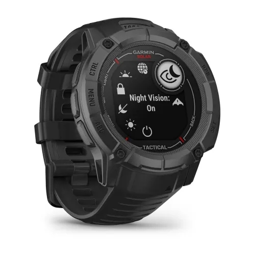 Garmin Instinct 2X Solar Tactical Edition Black, черный (010-02805-03)