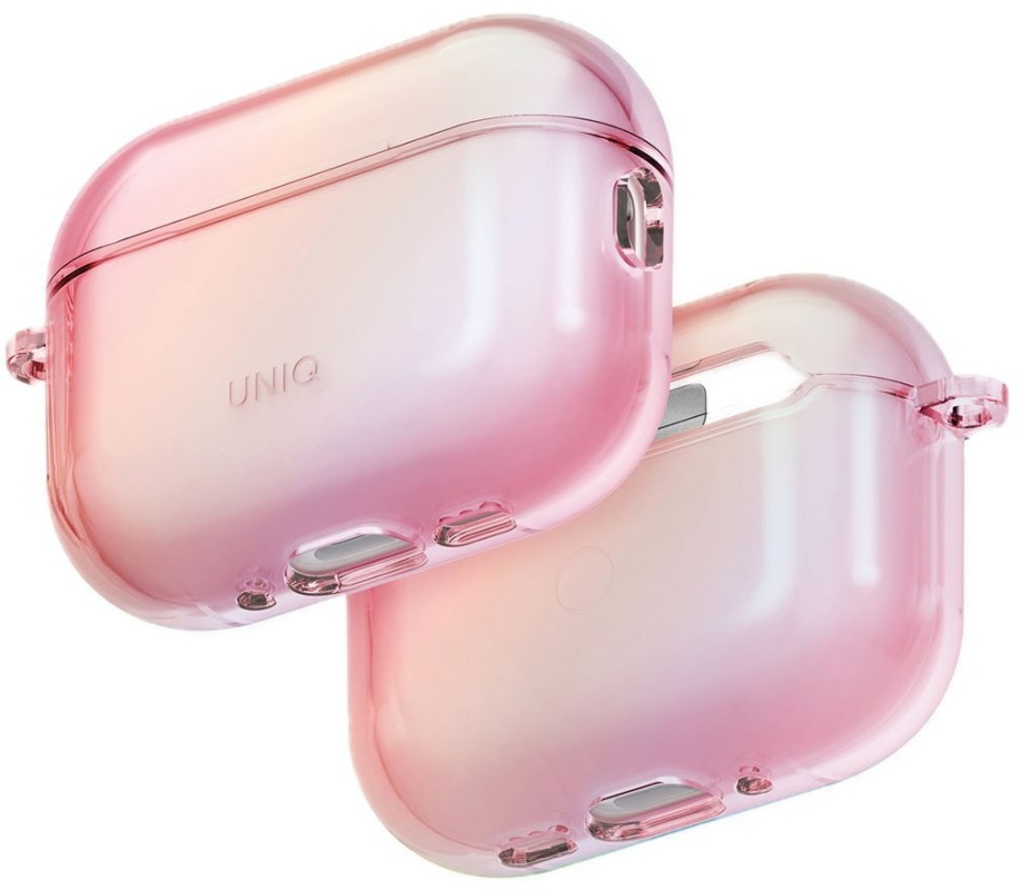 Чехол Uniq Iridescia для AirPods Pro 3, розовый (AIRPODSPRO3-IRDPPRS)