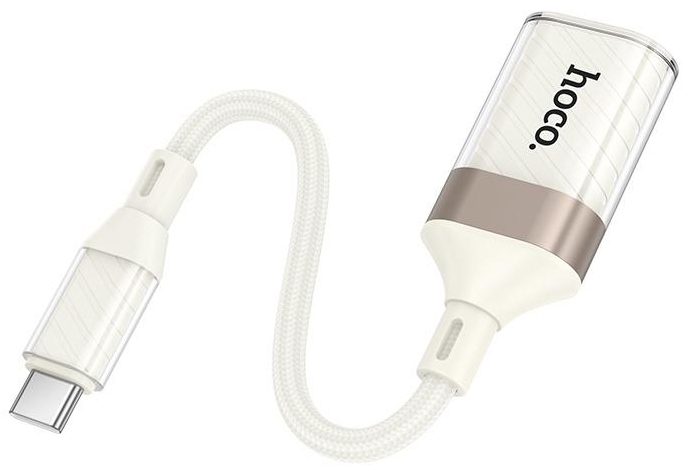 HOCO UA39A Type-C на USB, бежевый