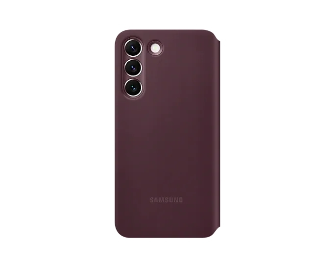 Чехол Smart Clear View Cover для Samsung Galaxy S22 EF-ZS901CEEGRU, бургунди