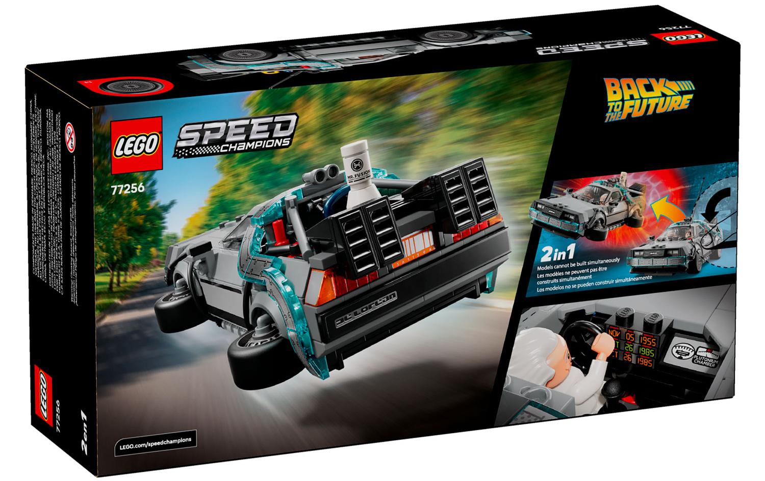 Конструктор LEGO Speed Champions 77256 Машина времени из «Назад в будущее»
