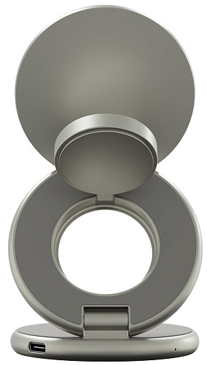 Magssory Signature Disc Pro 3 в 1 для Apple Qi2, Titan (WCH073)