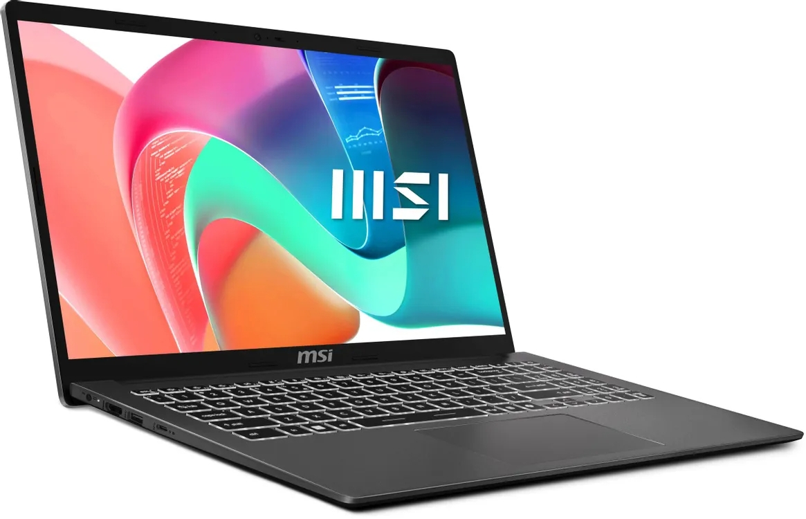 Ноутбук MSI Modern 15 F1MG-1072XRU 15.6" (Intel Core 5 120U, Intel Graphics) 16ГБ, 512ГБ, noOS, серый (9S7-15S111-1072)