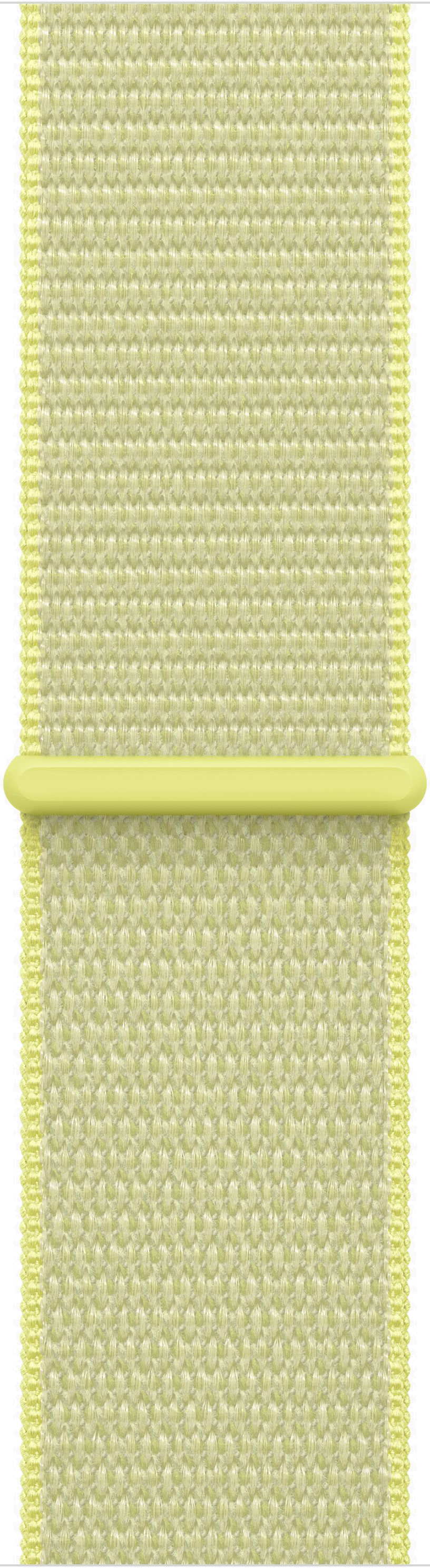 Умные часы Apple Watch SE 3 40mm (2025) Starlight Aluminum Case with Sport Loop Neon Yellow