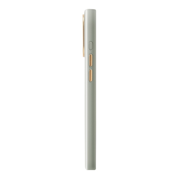 Защитный чехол Uniq Coehl CremeLiquid silicone с MagSafe для iPhone 15 Pro Max с ремешком, Soft Sage (IP6.7P(2023)-CREMSSAG)