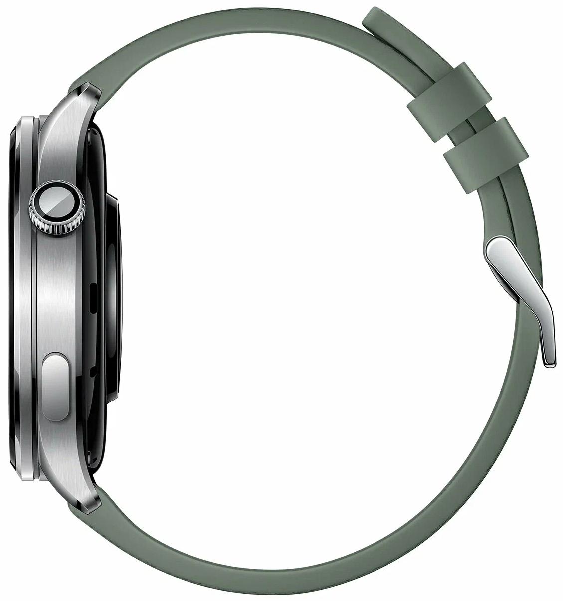 Смарт-часы Xiaomi Watch 5, серебристый (Juniper Green Strap)