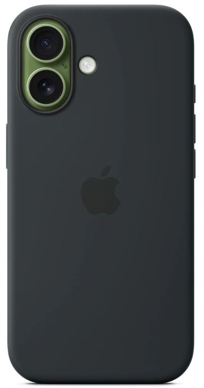 Apple Silicone Case с MagSafe для iPhone 17, черный (Black) MGF14FE/A