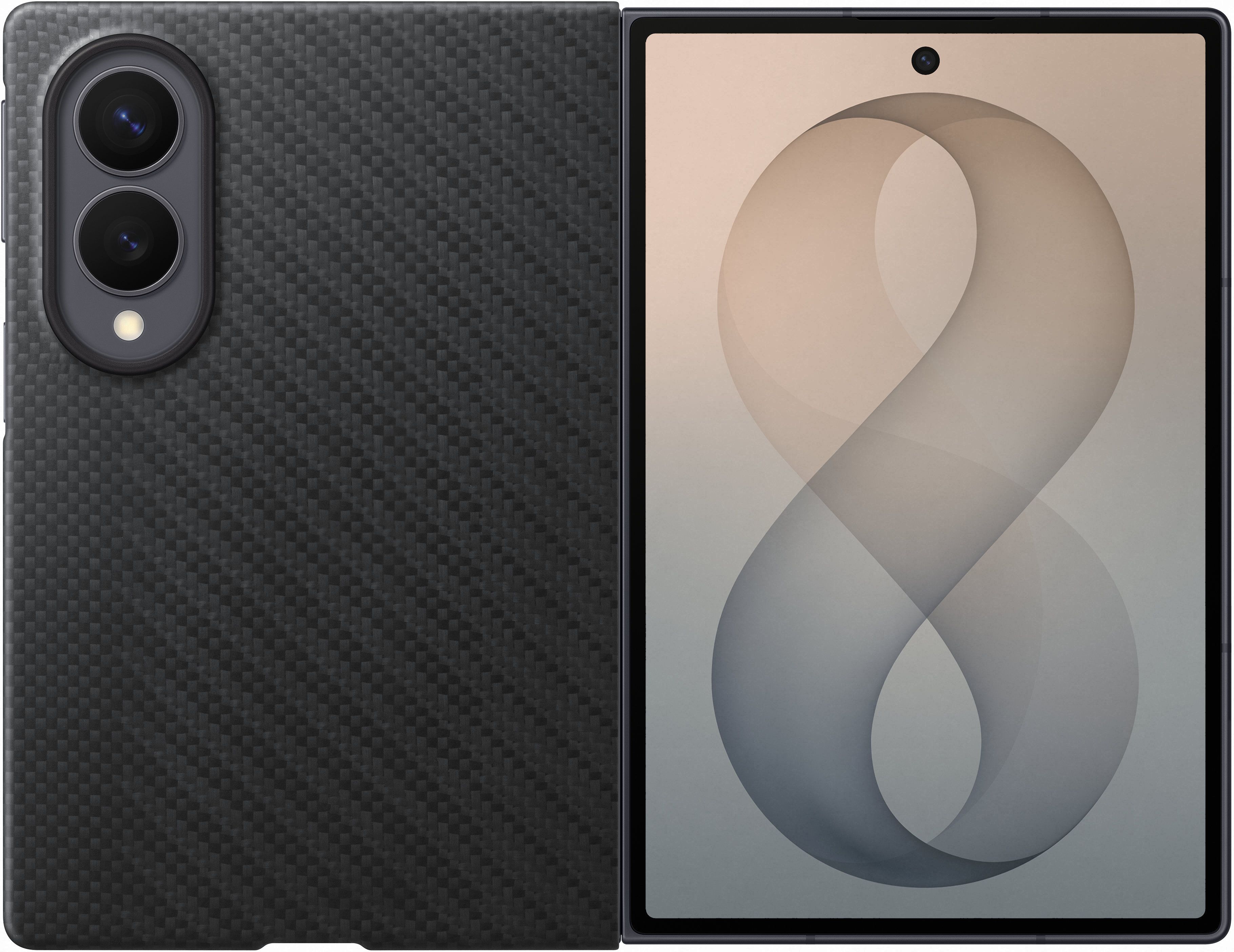 Samsung Carbon Magnet Case Galaxy Z Fold8, черный