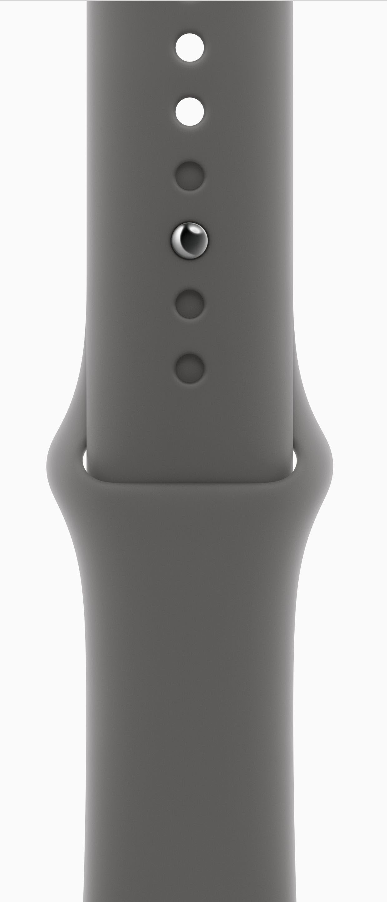 Apple Watch Series 11 42mm Space Gray Aluminum Case with Sport Band Stone Gray