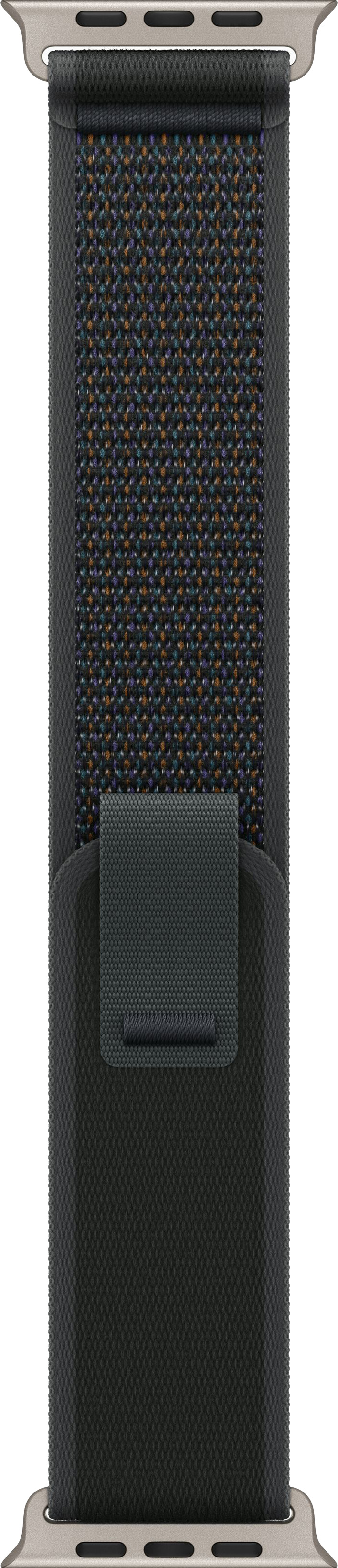 Apple Watch Ultra 2 (2024) 49mm Natural Titanium Case with Black Trail Loop (S/M)
