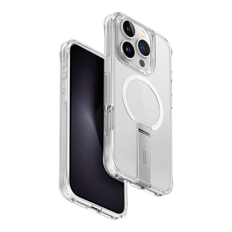 Чехол Uniq ELEVA with Vertical stand с MagSafe для Apple iPhone 16 Pro Max, прозрачный (IP6.9P(2024)-ELEVAMCLR)