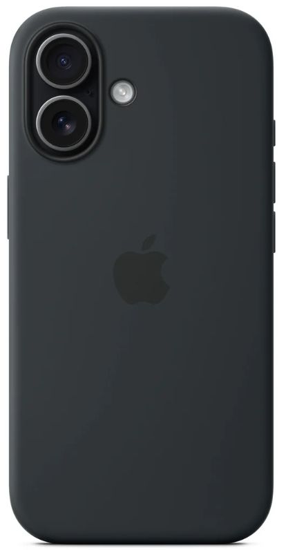 Apple Silicone Case с MagSafe для iPhone 17, черный (Black) MGF14FE/A