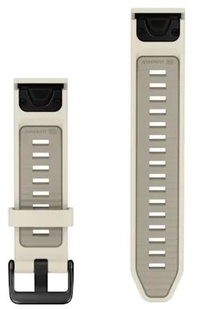 Garmin QuickFit 20 мм Watch Bands, Cream/French Gray