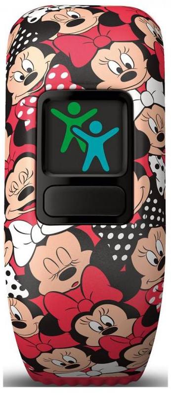 Фитнес-браслет детский Garmin Vivofit Jr 2, Minnie Mouse Stretchy Band (010-01909-00)