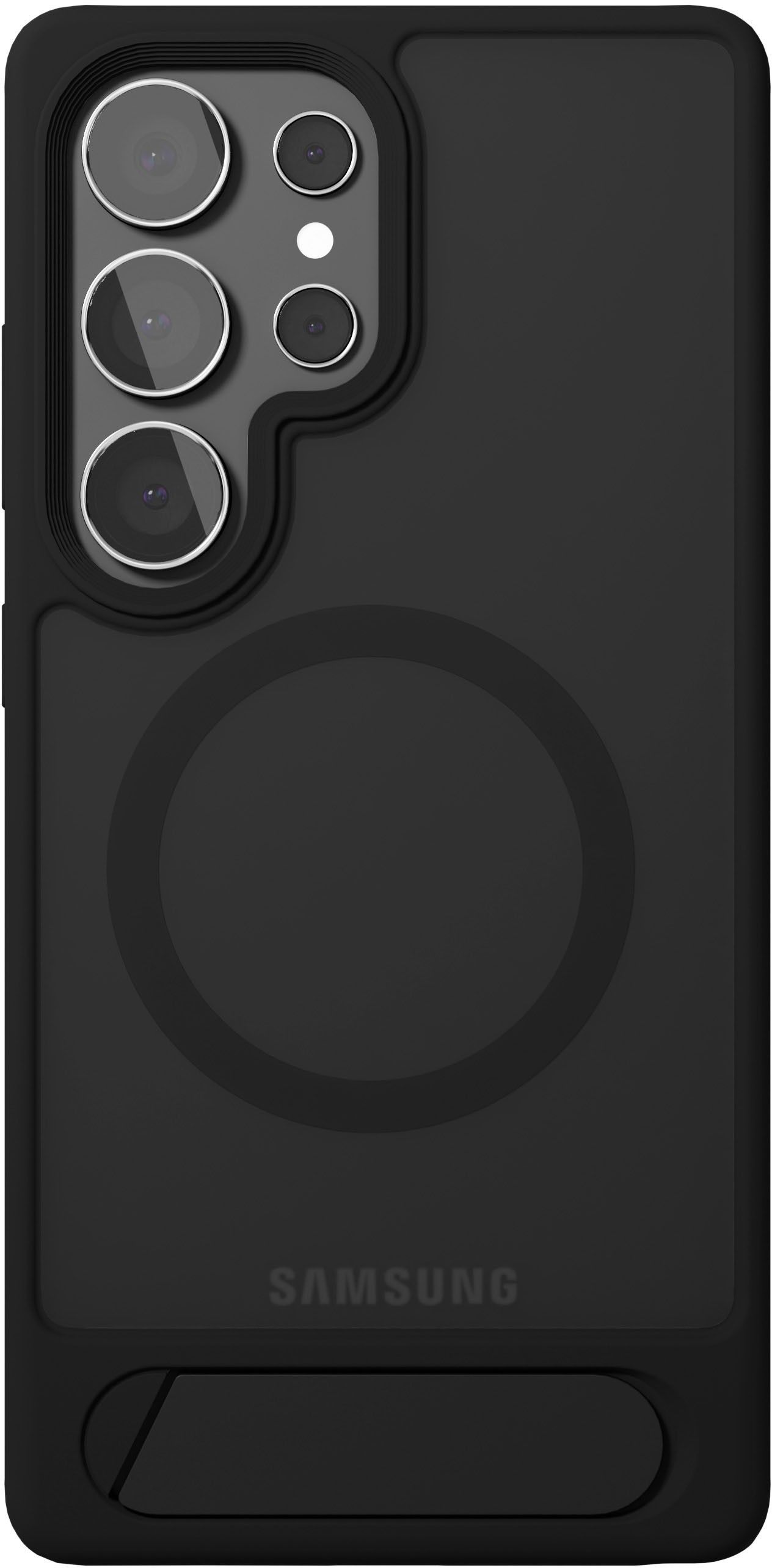 Силиконовый чехол VLP Reels Case с MagSafe для Galaxy S25 Ultra, черный (10525011)