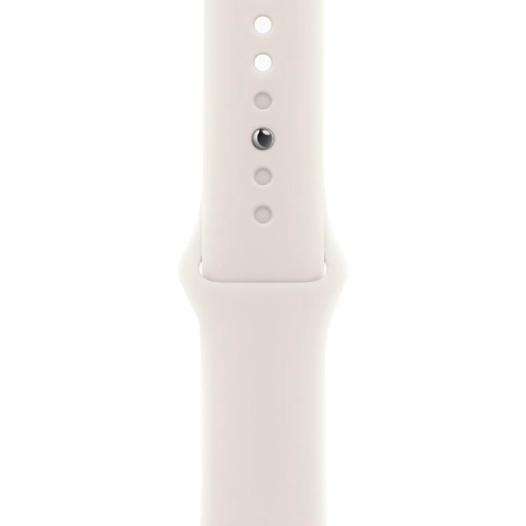 Apple Watch Series 11 46mm Aluminum Case with Sport Band, Starlight (MEWC4)