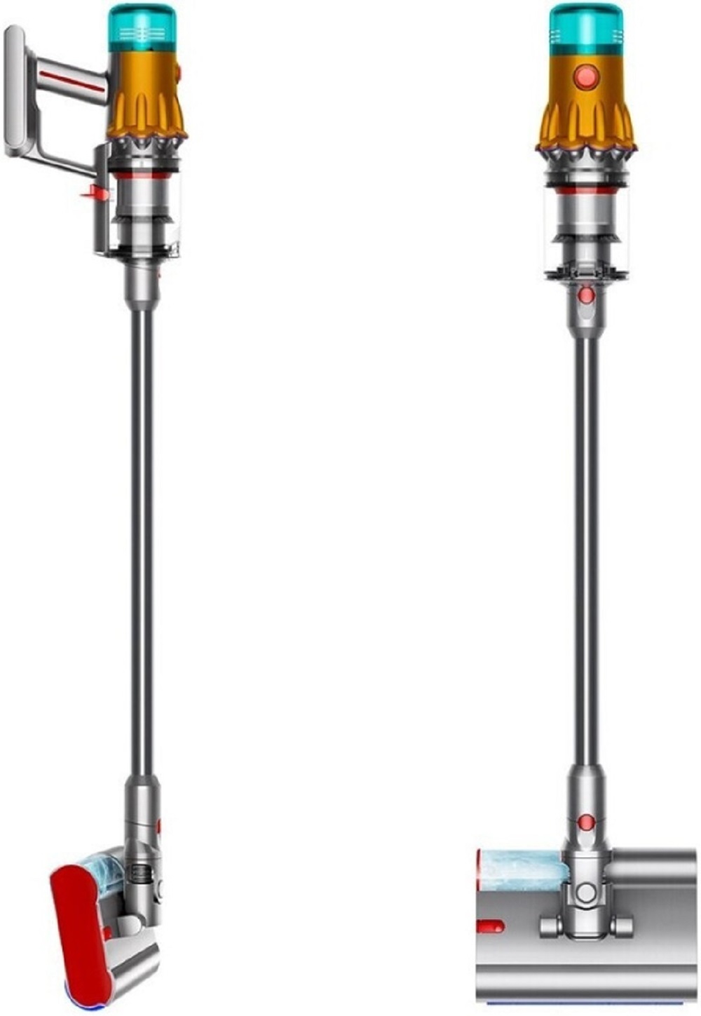 Пылесос Dyson V12S Detect Slim Submarine, серый (485350-01)