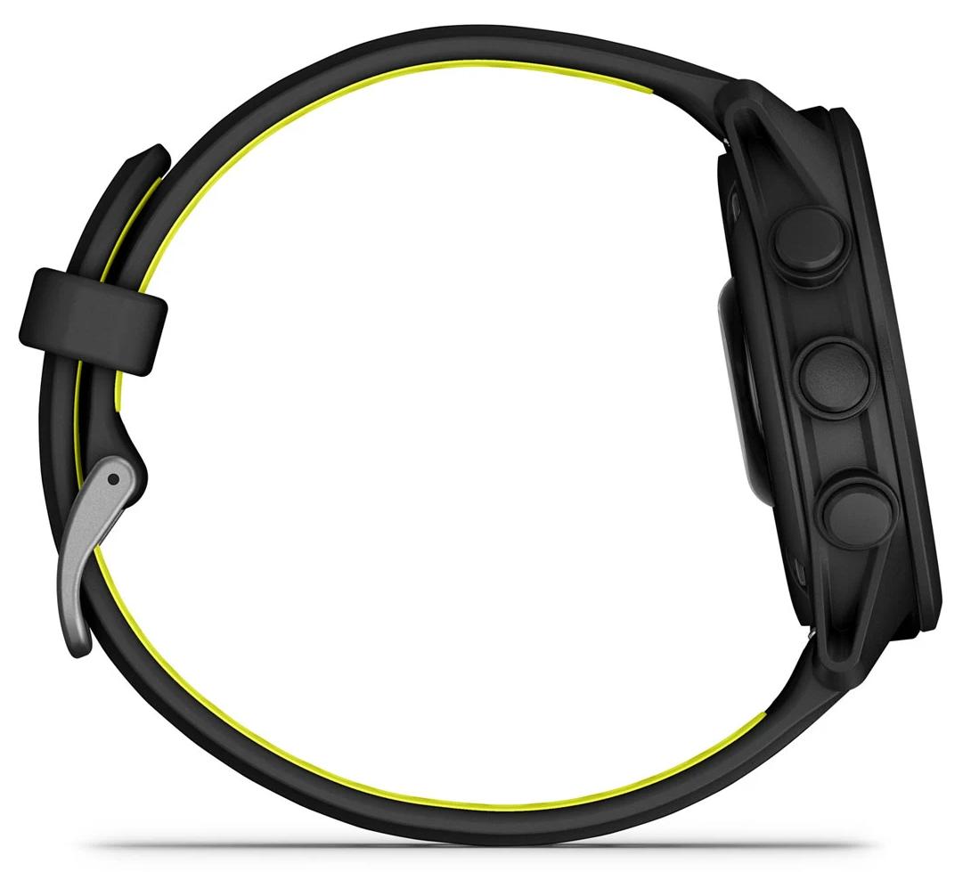 Смарт-часы Garmin Forerunner 170 Music, черный и черно-ярко-желтый ремешок (010-03920-00)