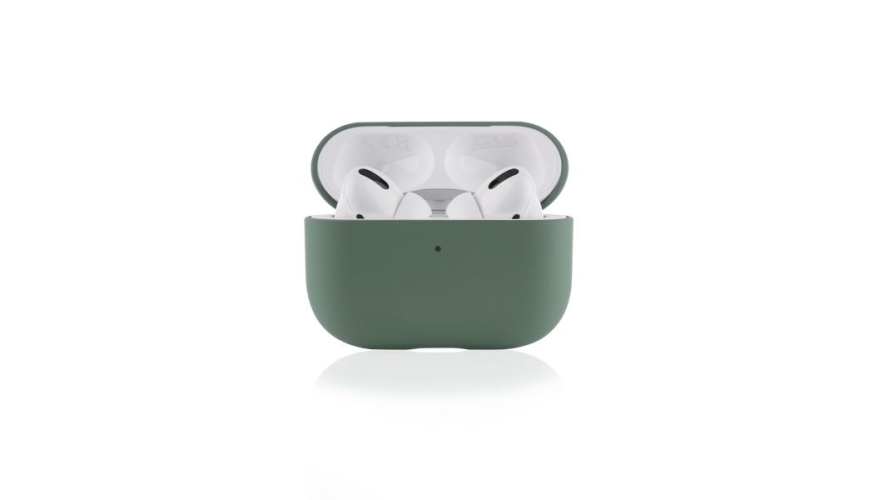 Силиконовый чехол VLP Silicone Case Soft Touch для Apple AirPods Pro 2, темно-зеленый
