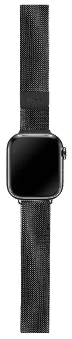 Ремешок uBear Spark для Apple Watch 38/40/41mm S/M, черный (WB01BL02SM-AW)