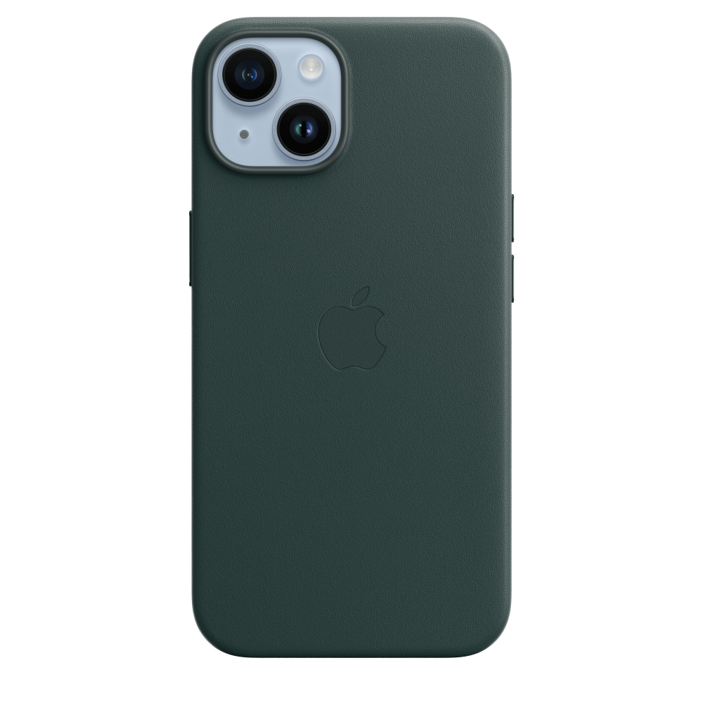 Кожаный чехол MagSafe для iPhone 14 - Forest Green (MPP53ZM/A)