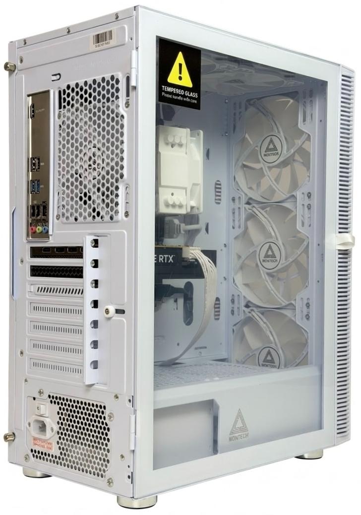 Игровой компьютер TopPC (Intel Core i3 12100F, NVIDIA GeForce RTX 5050) 16ГБ, 512ГБ, белый