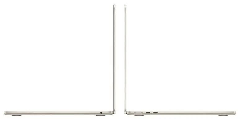 Apple MacBook Air 13 (M5, 10C/10C, 2026), 32 ГБ, 1 ТБ SSD, Starlight (сияющая звезда) Z1L5000GM