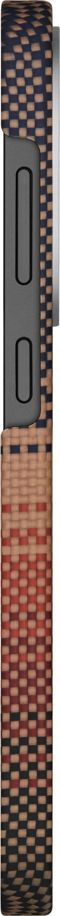 Чехол Pitaka Tactile Woven Case для Galaxy S25, кевлар коричневый (Sunset) KS2503