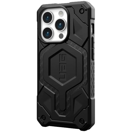 Чехол с поддержкой Magsafe Uag Monarch Pro для iPhone 15 Pro 6.1, Carbon Fiber (114221114242)