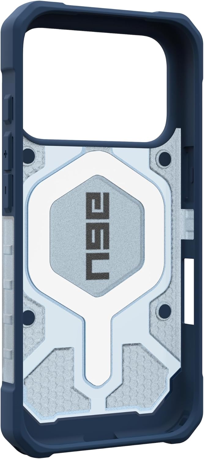 UAG Pathfinder Clear с MagSafe для iPhone 17 Pro, прозрачно/голубой (Active Blues Lanyard) 1145511BV03