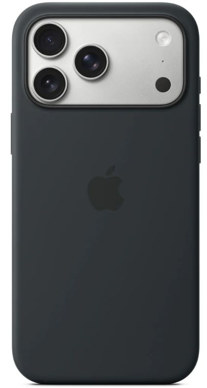 Apple Silicone Case с MagSafe для iPhone 17 Pro, черный (Black) MGFK4FE/A