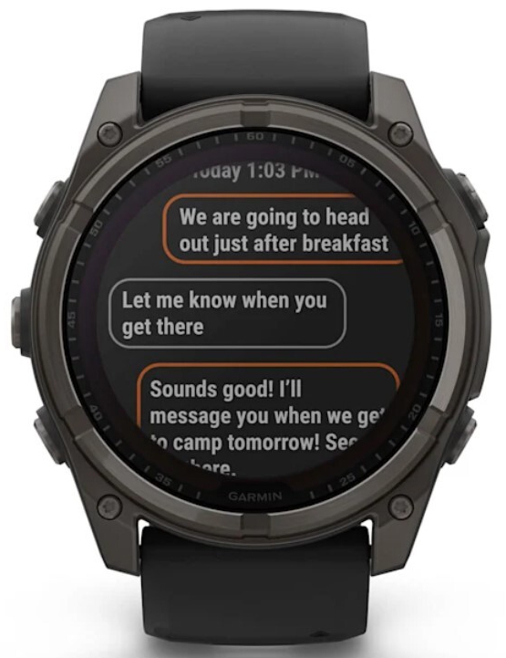 Garmin Fenix 8 51 мм Solar, Sapphire Titanium, угольно-серый с DLC-покрытием и черным ремешком (010-02907-11)