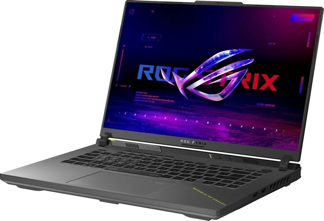 Ноутбук ASUS ROG Strix G16 G614FM-WS94 16" (AMD Ryzen 9 9955HX, NVIDIA GeForce RTX 5060) 16ГБ, 1ТБ, Win 11 Home, серый (90NR0L17-M00010)