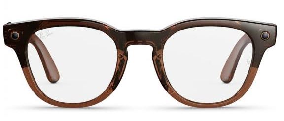 Ray-Ban Meta Scriber Optics Gen 2 S49, RW7002 Shiny Transparent Umber