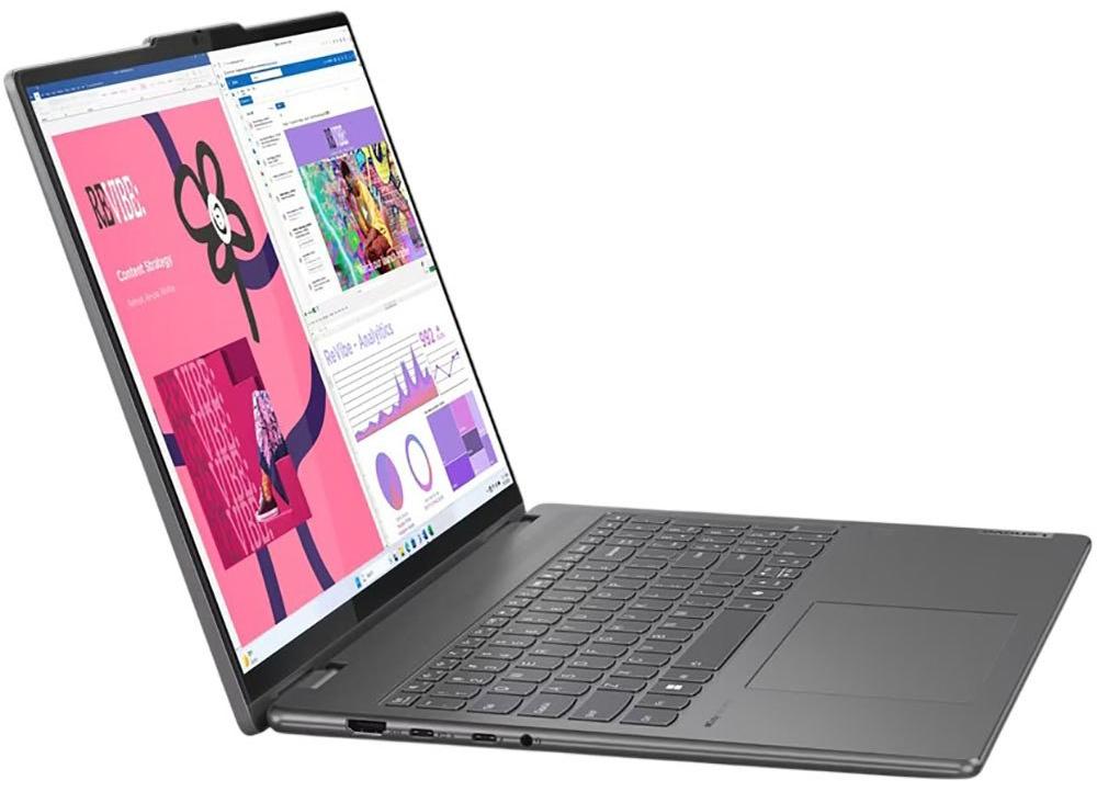 Ноутбук Lenovo Yoga 7 2-in-1 16IML9 16" (Intel Core Ultra 7 155U, Intel Graphics) 16ГБ, 1ТБ, Win 11 Home, серый (83DL0002US)