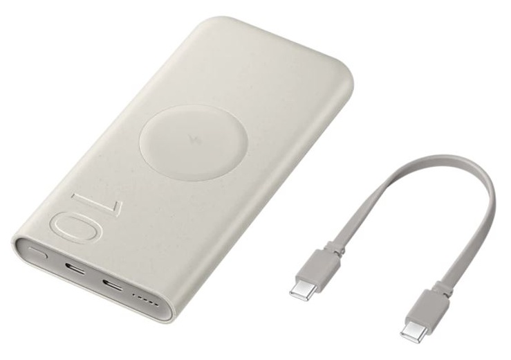 Внешний аккумулятор Samsung EB-U2510 10000 mAh, бежевый (EB-U2510XUEGRU)